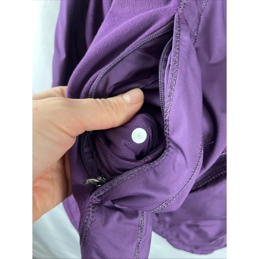 Lululemon Rush Hour Jacket in Purple Women's Size 6 - Picture 3 of 9